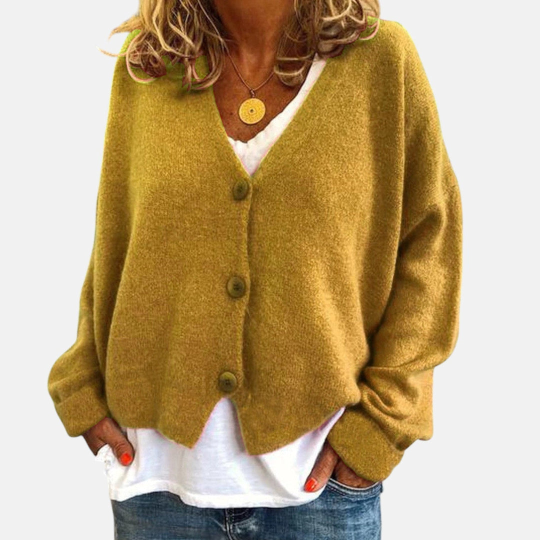 Knit cardigan for women in fifteen colors