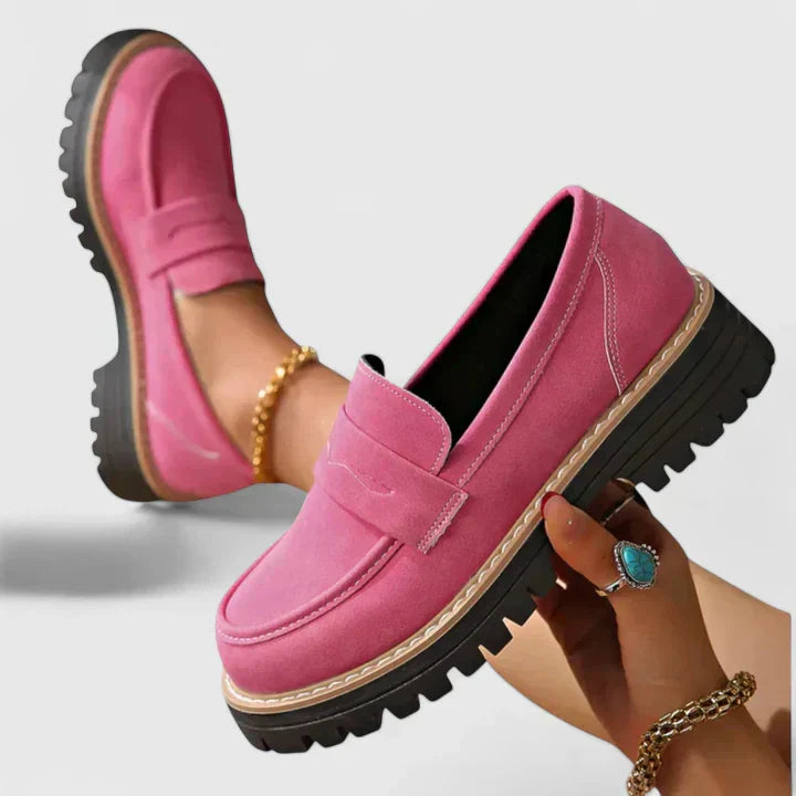 Comfort loafers in six colors for women