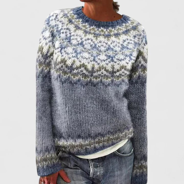 Knit sweater in nine colors for women