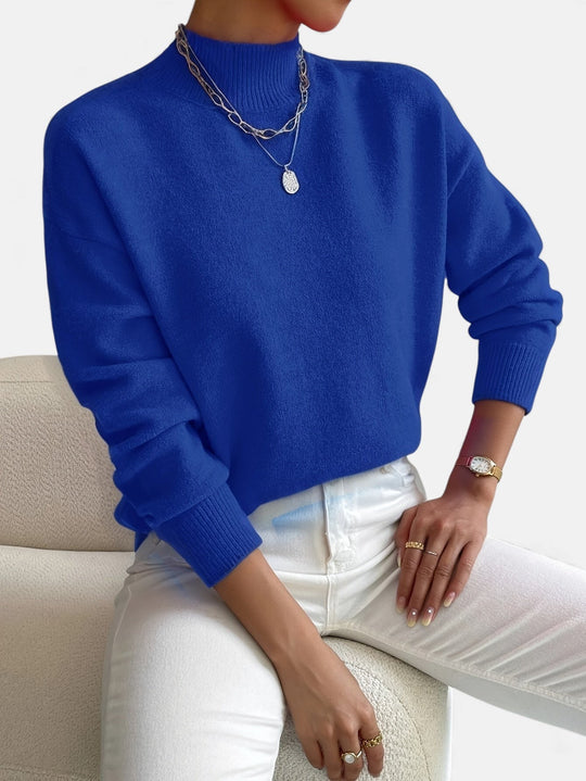 Knit sweater in ten colors for women
