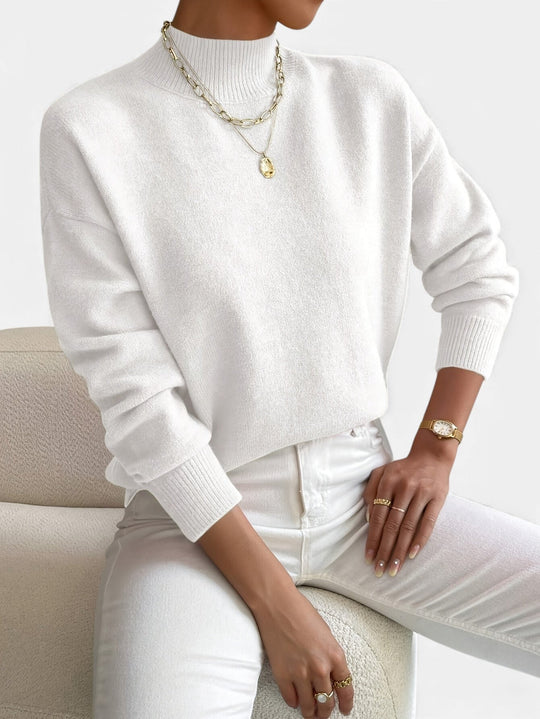 Knit sweater in ten colors for women