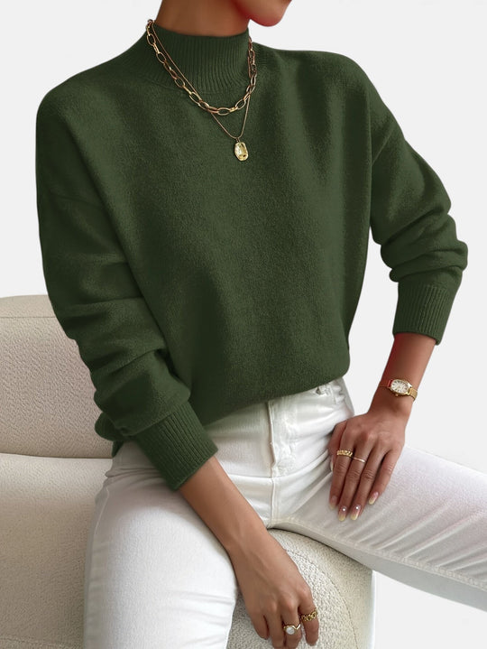 Knit sweater in ten colors for women