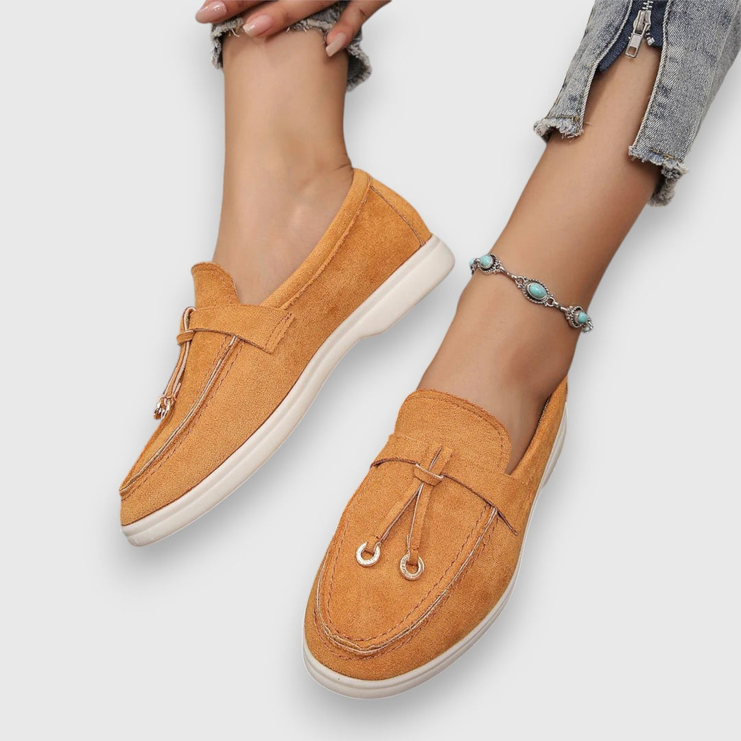 Comfort loafers in six warm shades for women