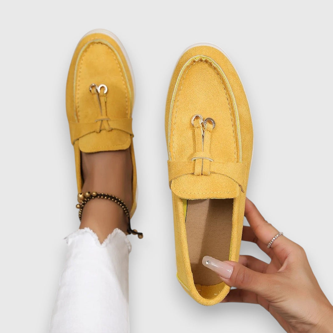 Comfort loafers in six warm shades for women