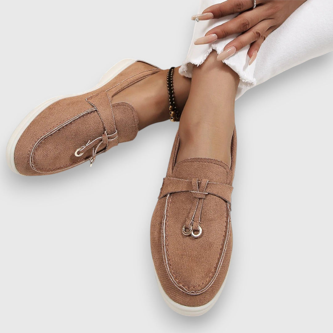 Comfort loafers in six warm shades for women