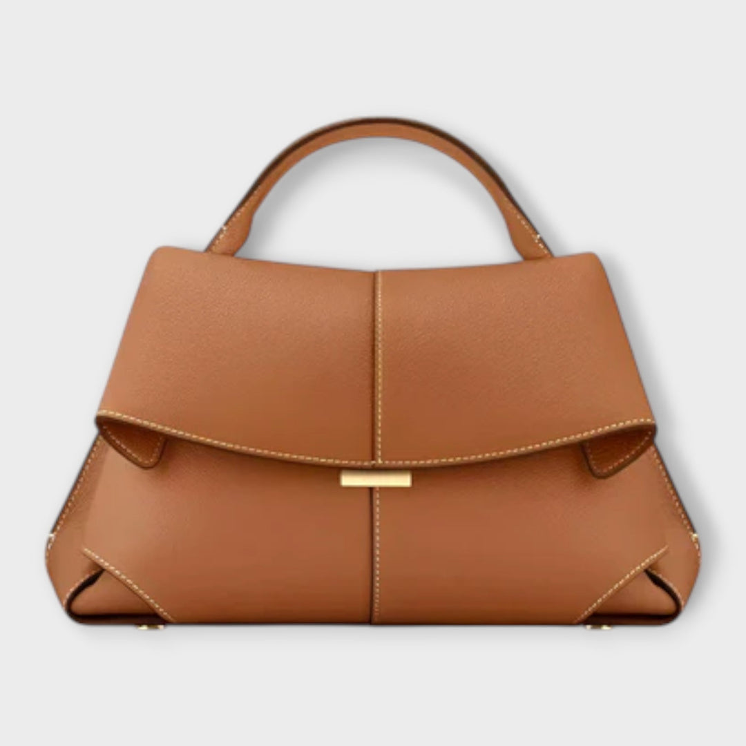Structured everyday handbag in five shades for women