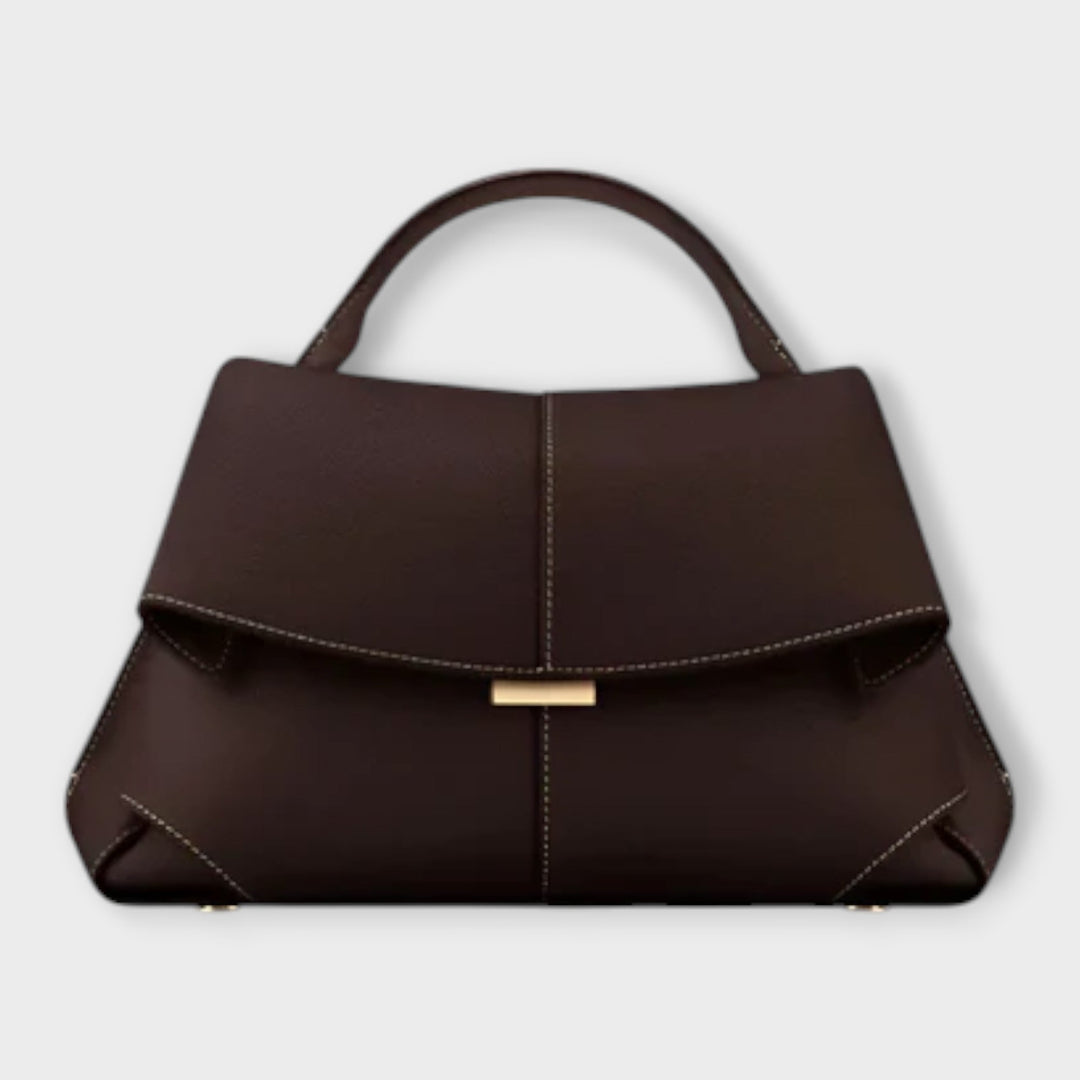 Structured everyday handbag in five shades for women