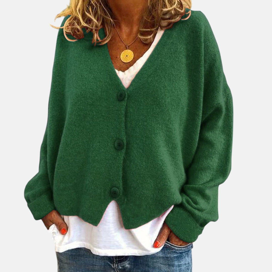 Knit cardigan for women in fifteen colors