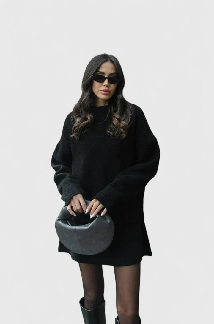 Knitted two-piece set in five shades for women