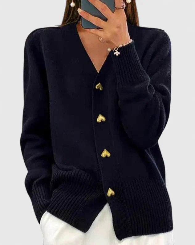 Knit cardigan for women in seven soft shades