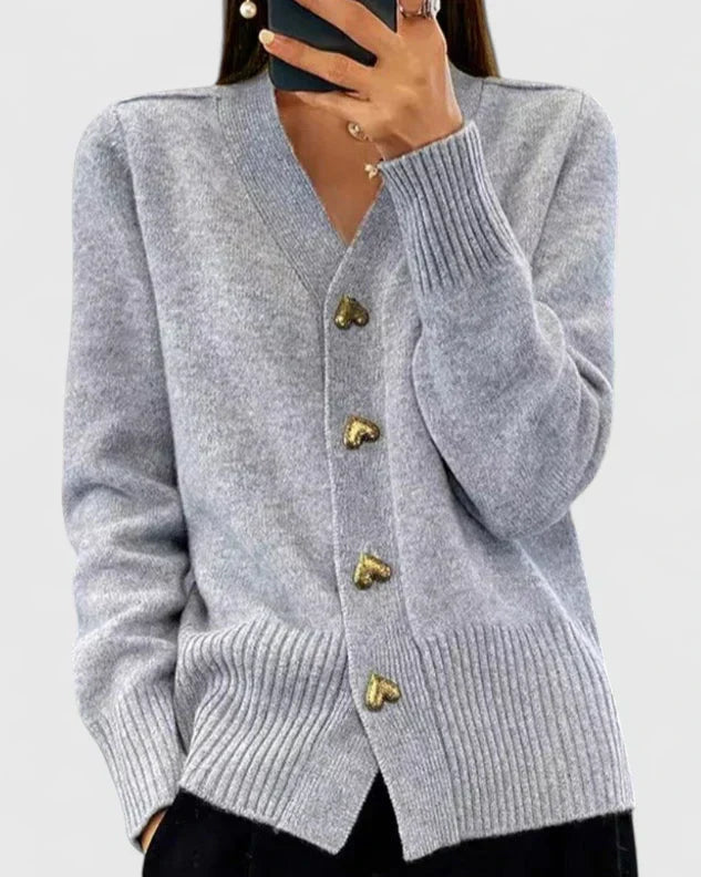 Knit cardigan for women in seven soft shades