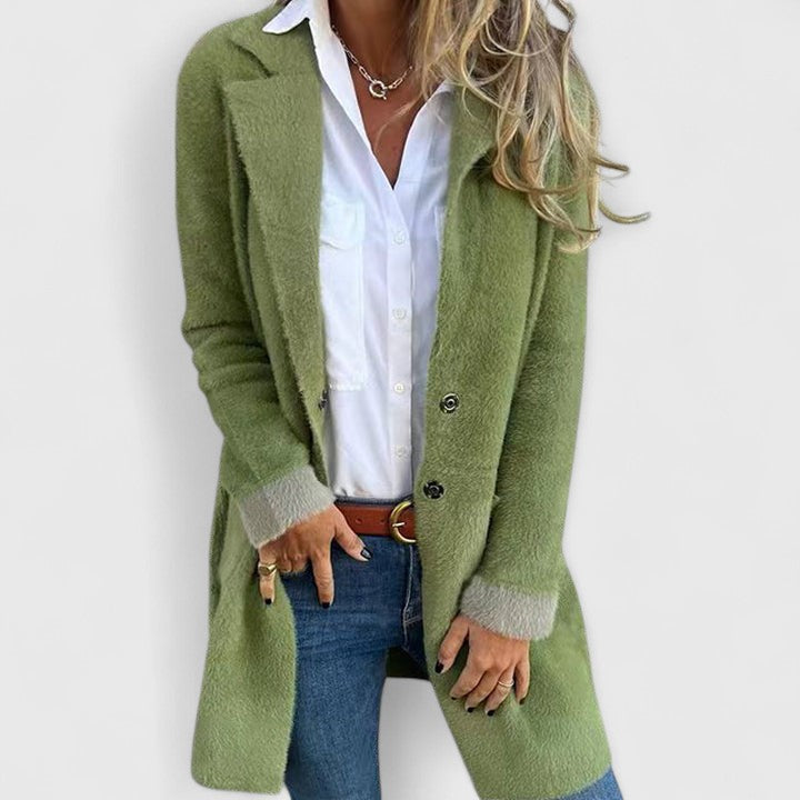 Green blazer for women