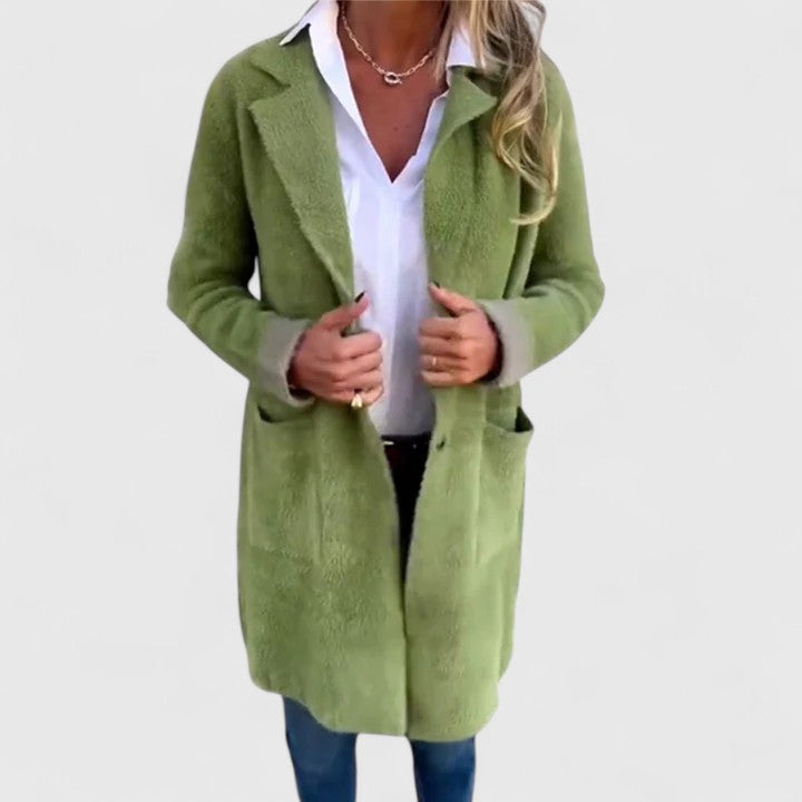 Green blazer for women